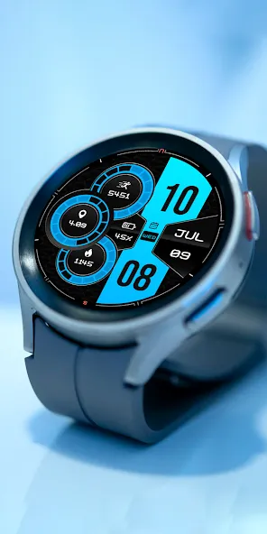 Digital Lunor WS1 Watch Face screenshot 2