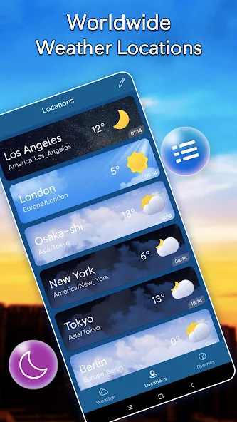 Météo locale:Widget d'alerte screenshot 2