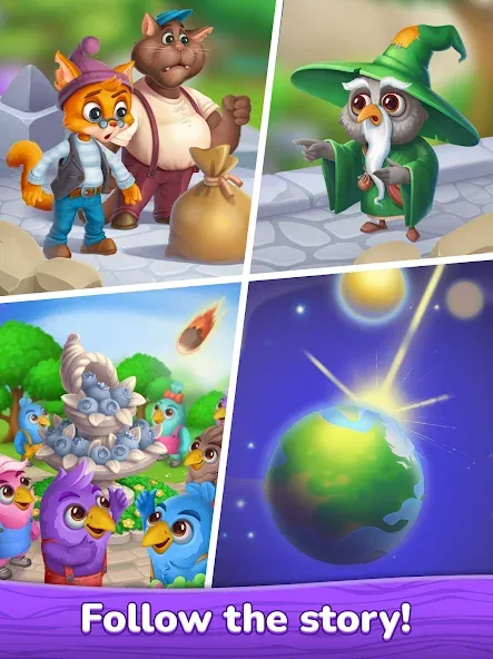 Birds World: Merge & Adventure screenshot 8