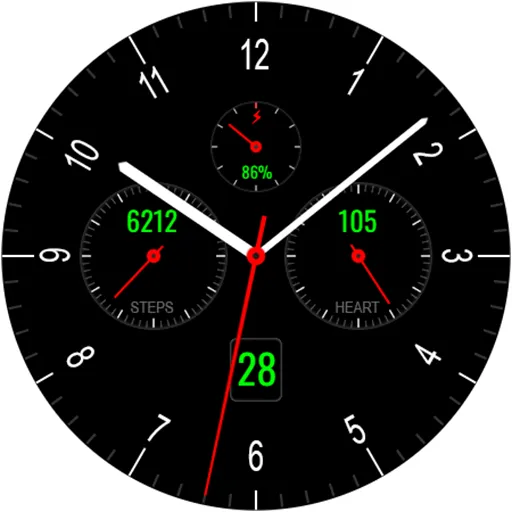 Analog MINUM Watch face screenshot 17