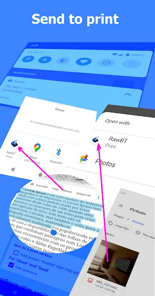 RawBT inkless print service screenshot 5