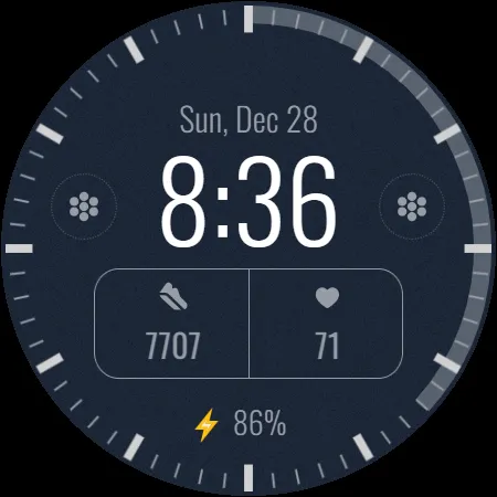 Digital watch face D26 screenshot 36