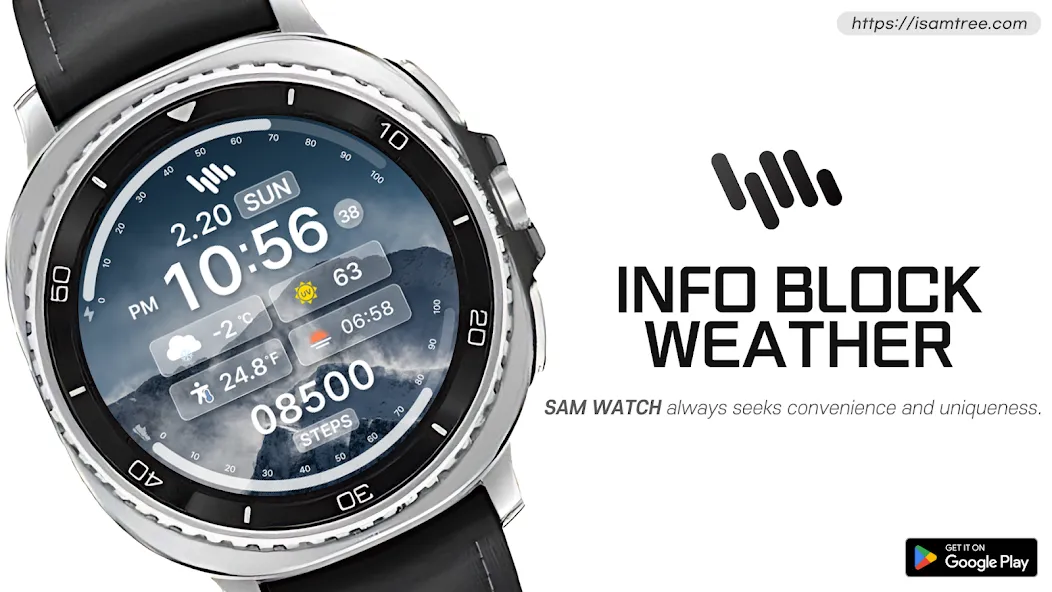 SamWatch InfoBlock Weather screenshot 1