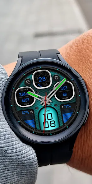 Hybrid TURAKON WS72 Watch face screenshot 5