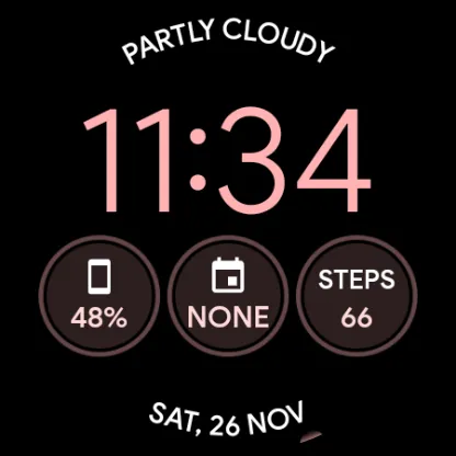 JHW Digital You 2: Watch face screenshot 7