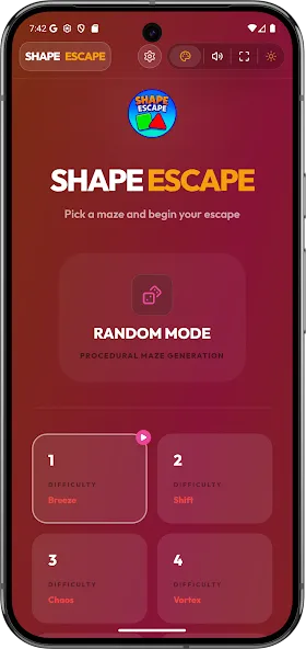 Shape Escape Maze Offline Play screenshot 6