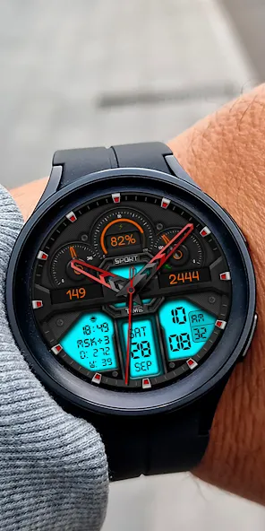 Hybrid NIKANA WS39 Watch face screenshot 5