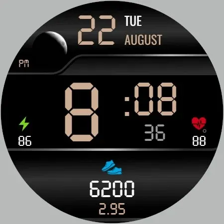 WR 007 Digital Watch Face screenshot 26