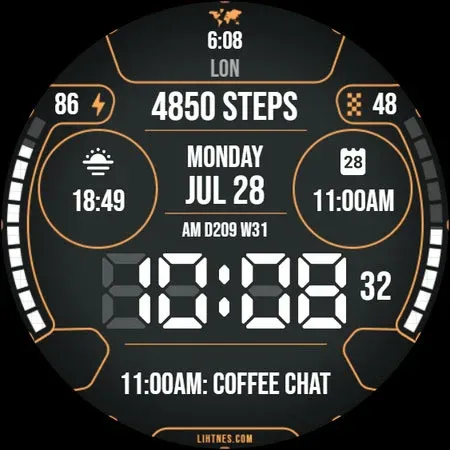 Digital Watch Face 055 screenshot 7