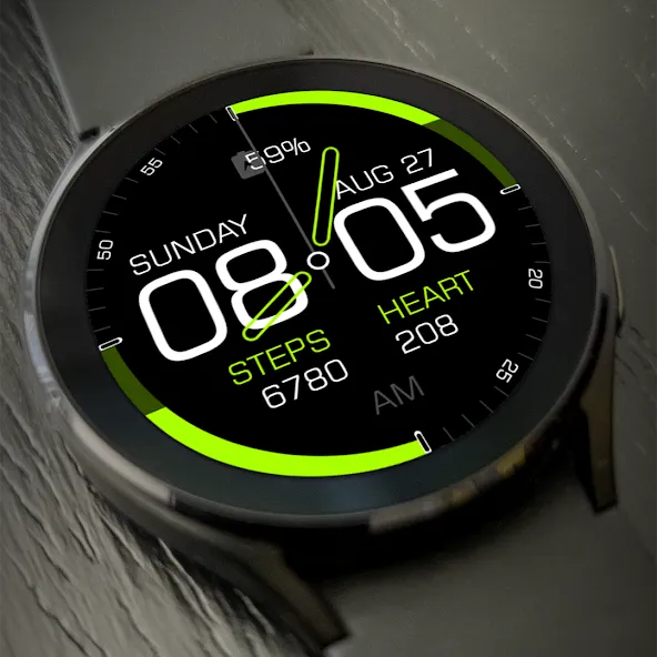 Key086 Hybrid Watch Face screenshot 2