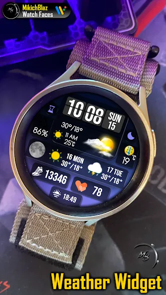 Weather Widget Watch Face screenshot 4