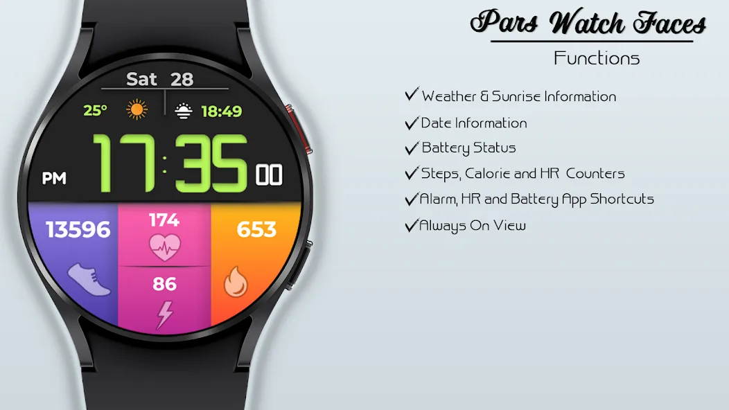 Vera Digital Watch Face screenshot 5