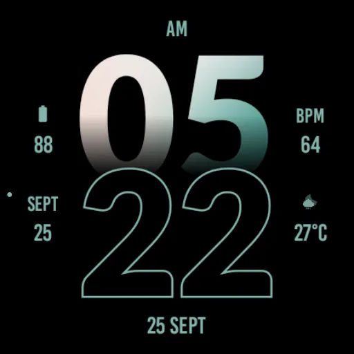 Active Snow Watch Face screenshot 5