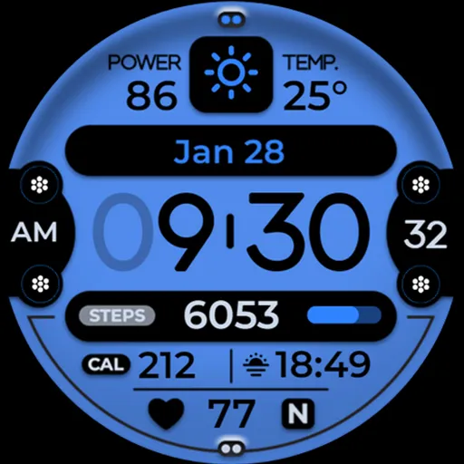 OMG 326 - Digital Watch Face screenshot 29