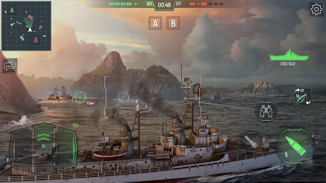 Force of Warships: War Games screenshot 2