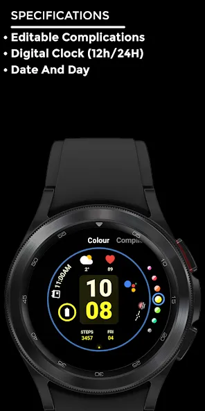 Night 59 - watch face screenshot 4