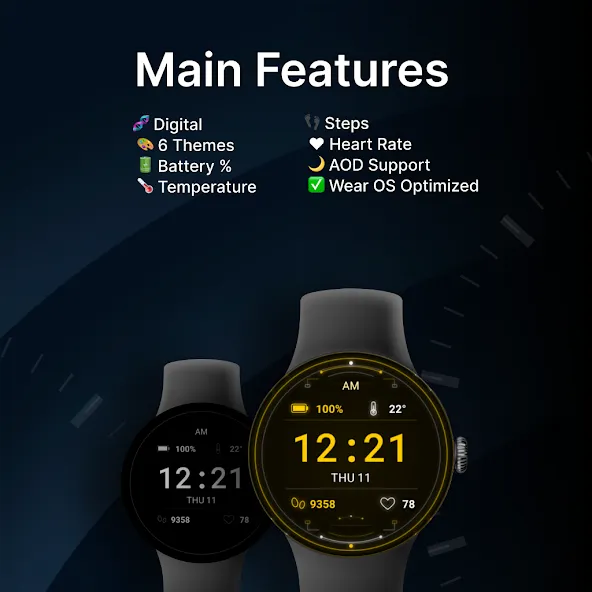 Cyber Space Watch Face screenshot 2