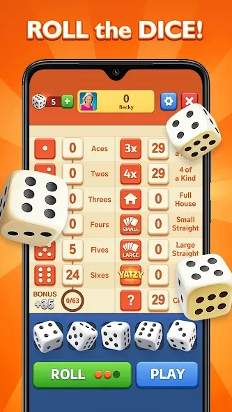 Yatzy - Classic Dice Game screenshot 1