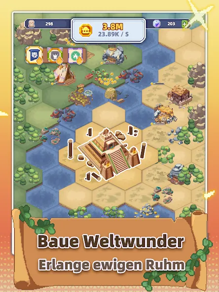 Pixel Civilization: Idle Spiel screenshot 10