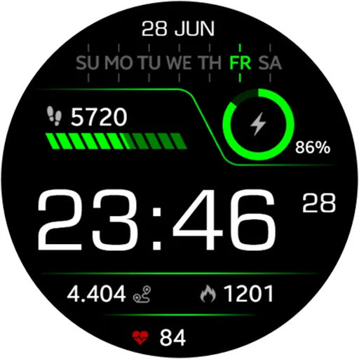Digital Worko Watch Face screenshot 15