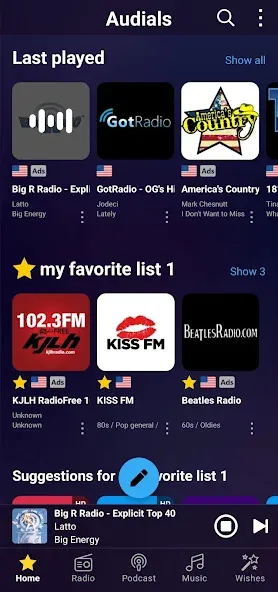 Audials Play: Radio & Podcasts screenshot 3