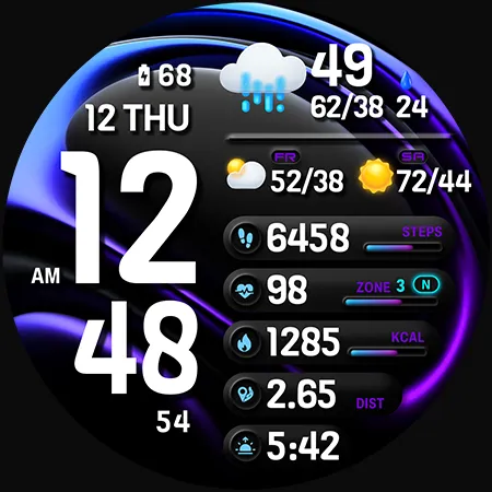 PER38 Digital Watch Face screenshot 38