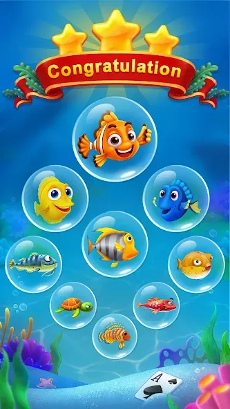 Solitaire - Fishland screenshot 6