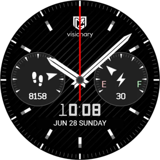 Classic Black Watch Face screenshot 25