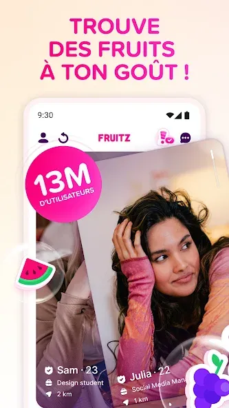 Fruitz - App de rencontre screenshot 1