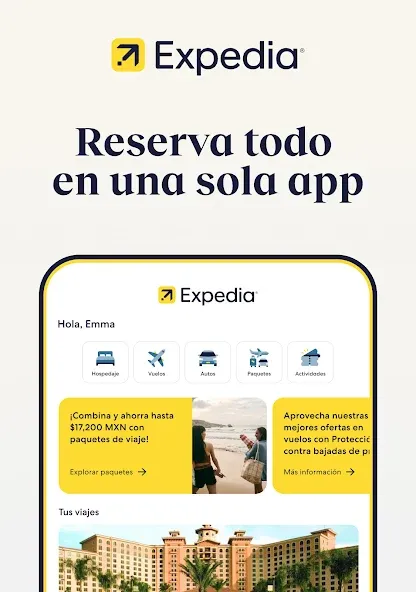 Expedia: viaje, hotel, vuelo screenshot 9