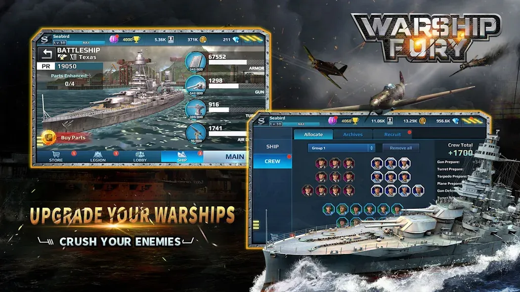 Fúria do navio de guerra screenshot 4