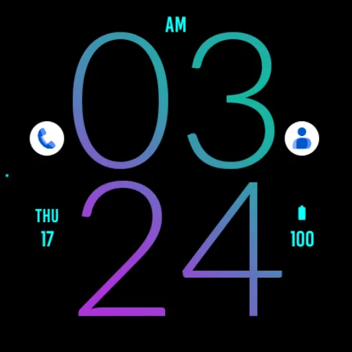 Cold Light Watch Face screenshot 5