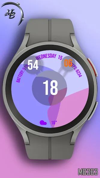 Minimal Watch Face MB363 screenshot 1