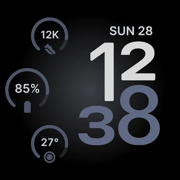 Metropolis Watch Face screenshot 35