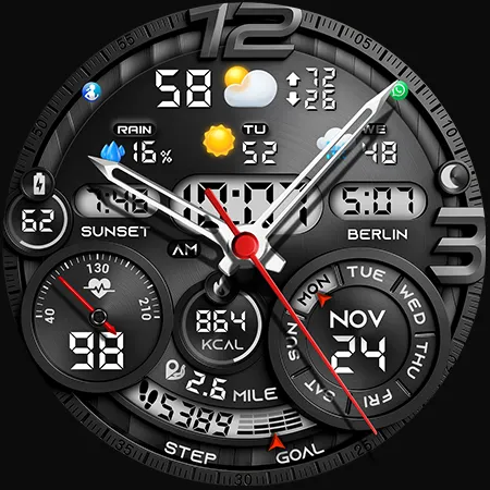 PER32 Ultra Hybrid Watch Face screenshot 43
