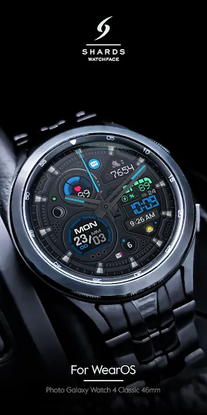 SH087 Watch Face, WearOS watch screenshot 3