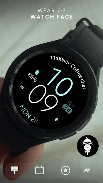 Simple Purple watch face screenshot 4