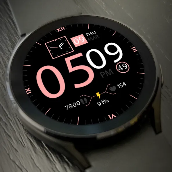 Key033 Hybrid Watch Face screenshot 2