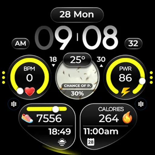 Weather Watch Face - OMG 371 screenshot 25