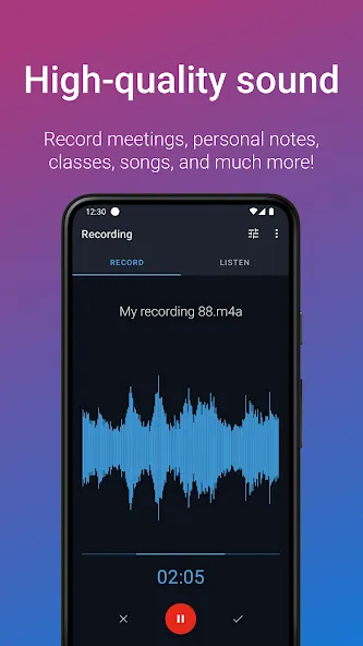 Easy Voice Recorder screenshot 2