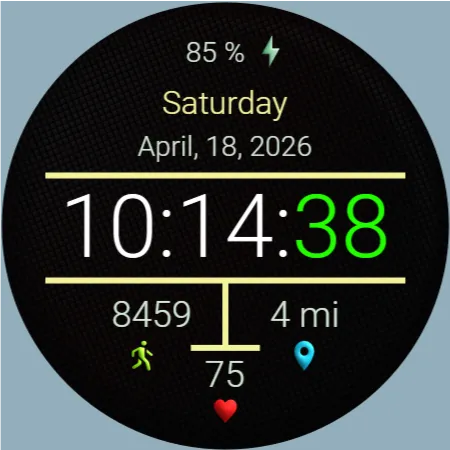 Iris583 Crisp Digital Watch screenshot 27