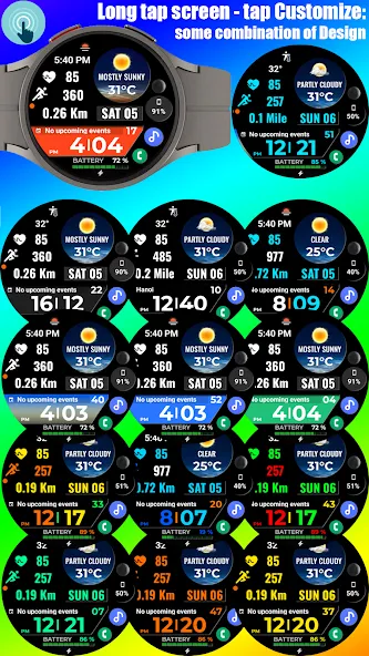 Weather Sport WearOS 5 NTV577 screenshot 4