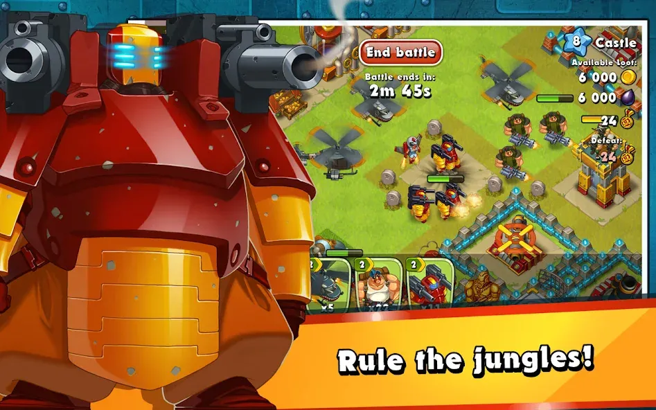 Jungle Heat: War of Clans screenshot 11