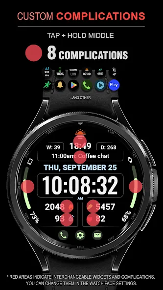 WFP 345 Informer watch face screenshot 4
