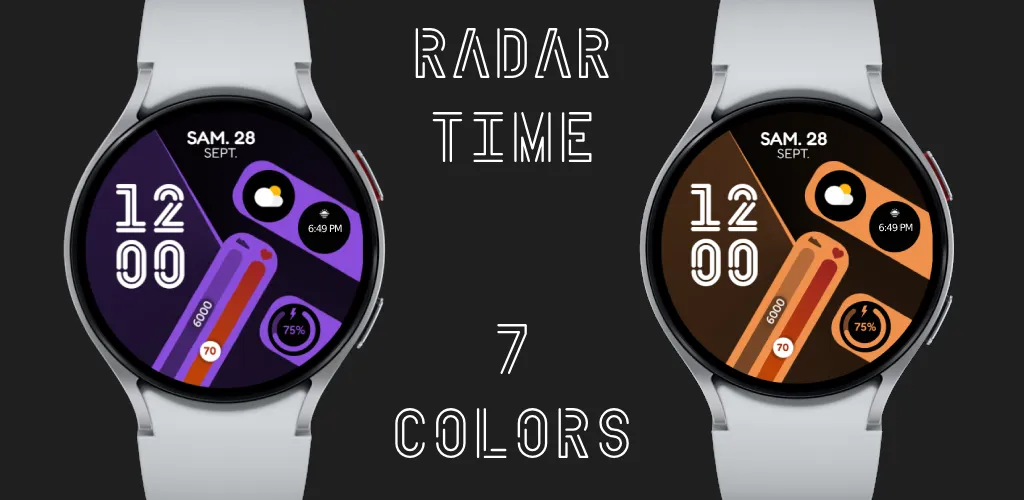 Radar Time Watch Face screenshot 5