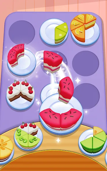 Cake Sort - clasificar tartas screenshot 10