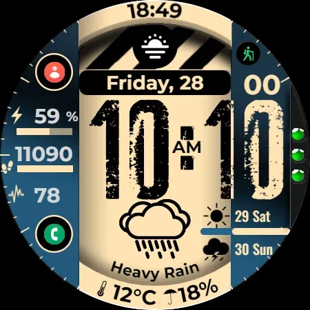 Watch Face CUE148 screenshot 11
