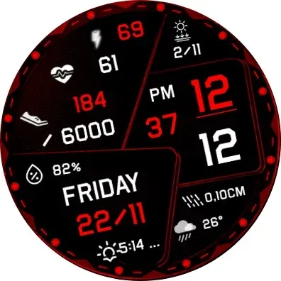 N-SPORT717 Digital Watch Face screenshot 10