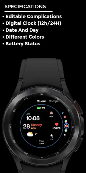 Jacknight - watch face screenshot 4