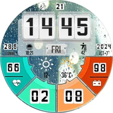 N-SPORT513 DigitalWeather Face screenshot 16